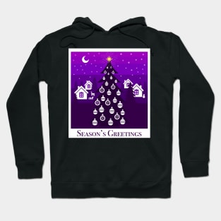 Season’s Greetings, small Finnish  town celebrating Christmas Hoodie